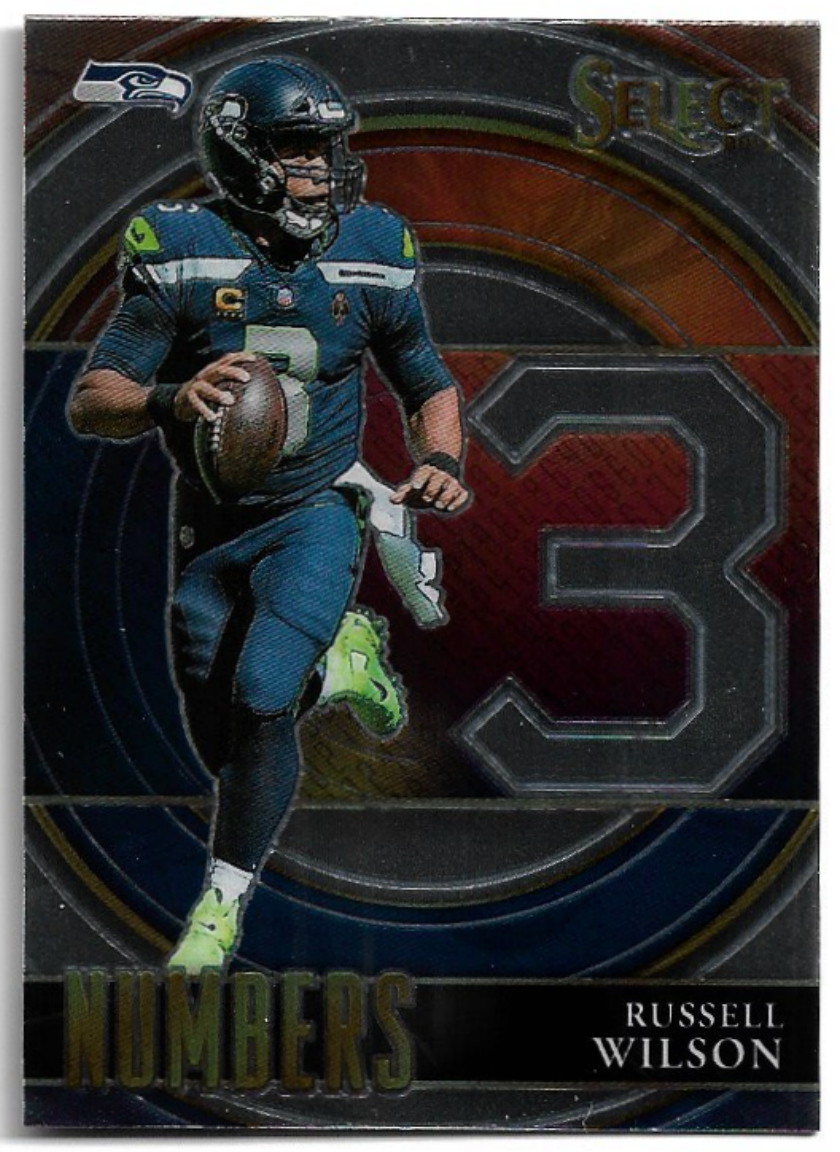 Numbers RUSSELL WILSON 2021 Panini Select Football