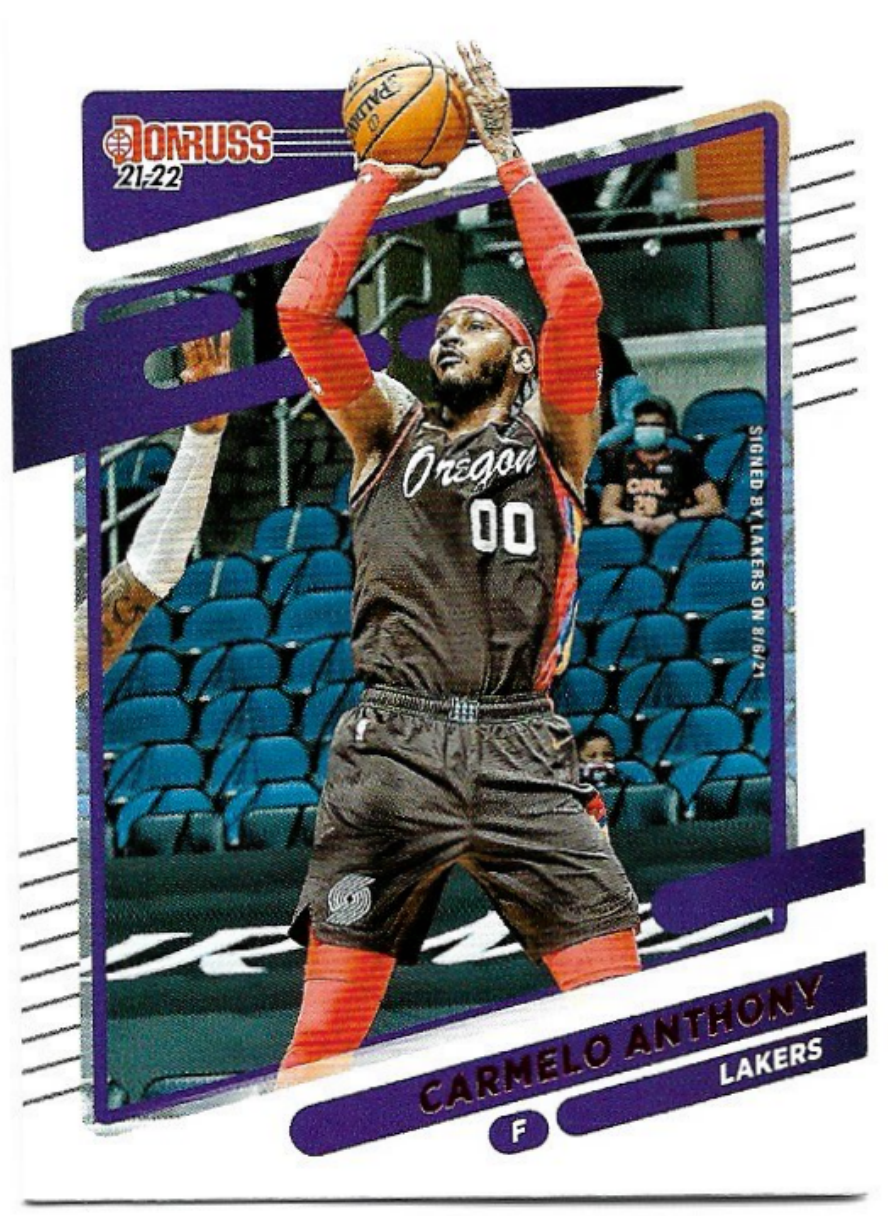 CARMELO ANTHONY 21-22 Panini Donruss Basketball