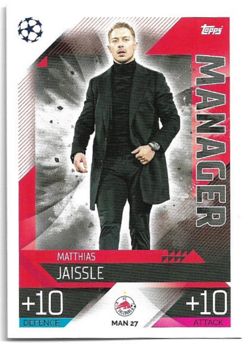 Manager MATTHIAS JAISSLE 2023 Match Attax Extra UCL