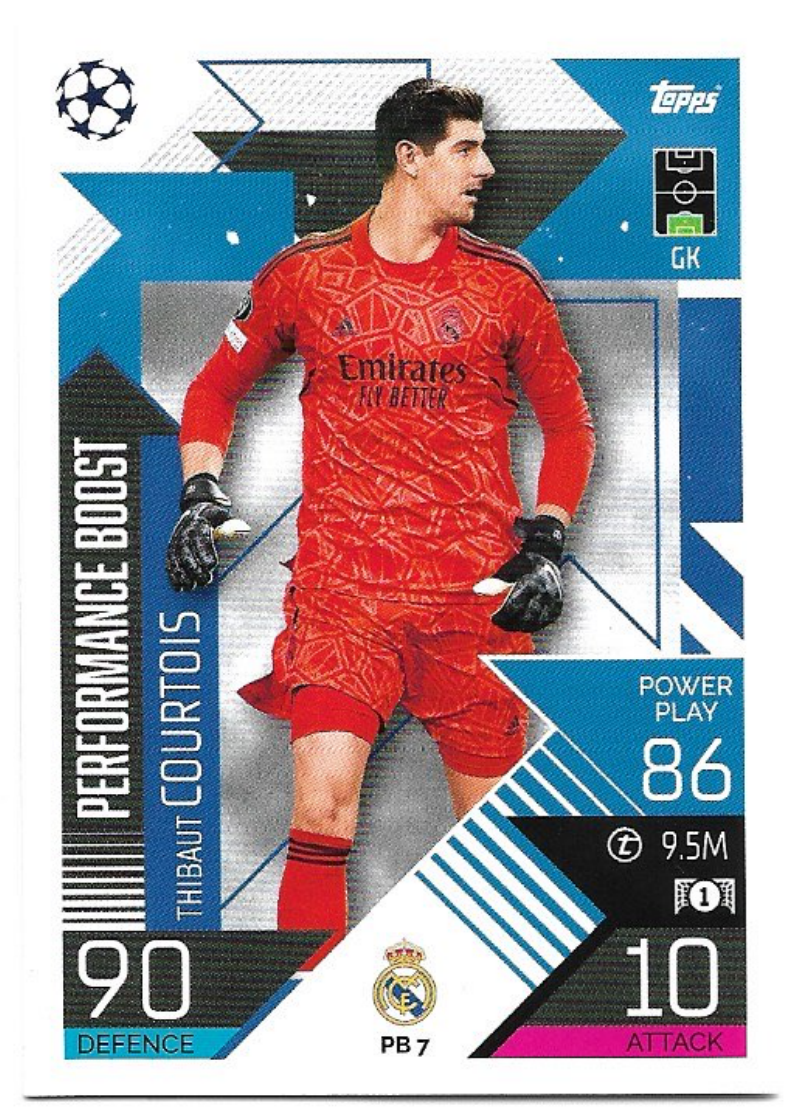 Performance Boost THIBAUT COURTOIS 2023 Match Attax Extra UCL