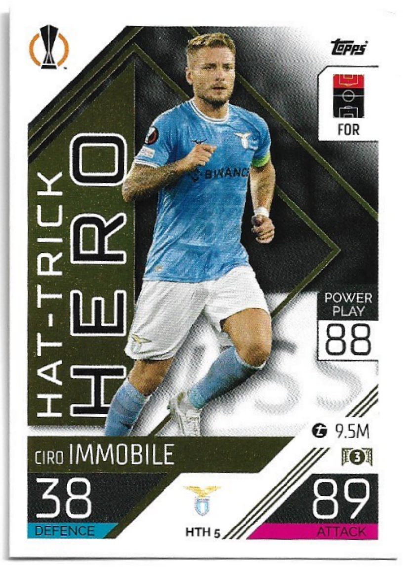 Hat-Trick Hero CIRO IMMOBILE 2023 Match Attax Extra UCL