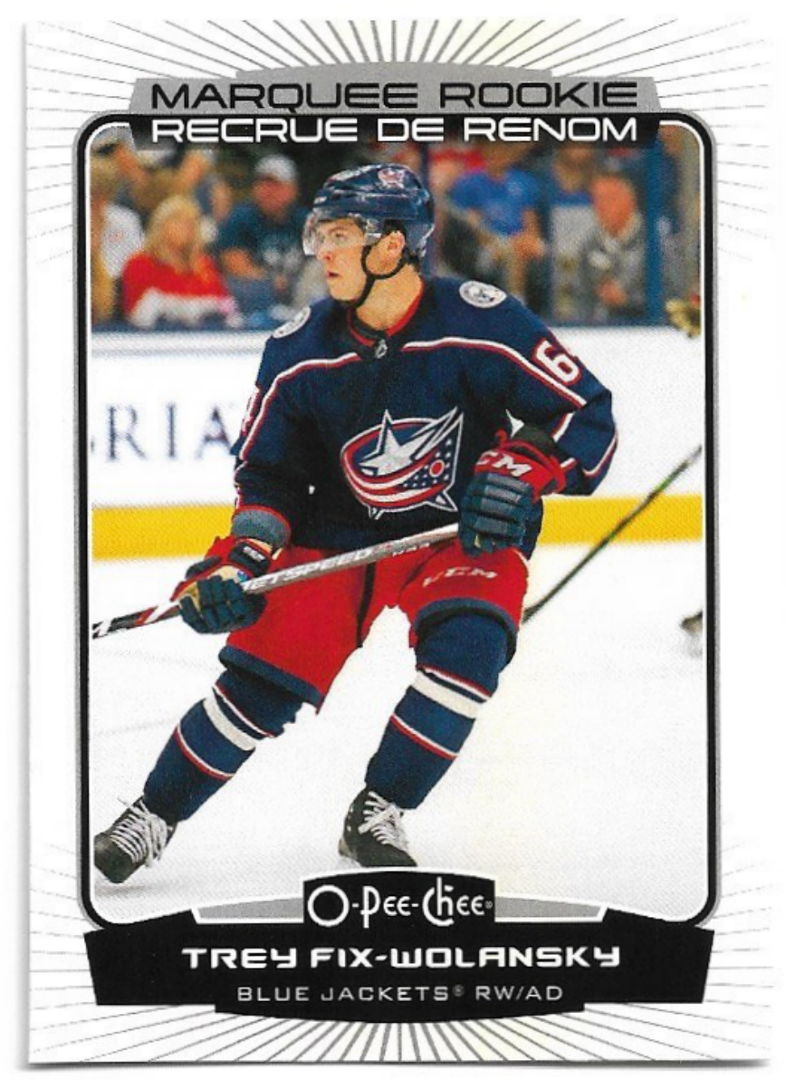 Marquee Rookie TREY FIX-WOLANSKY 22-23 UD O-Pee-Chee OPC