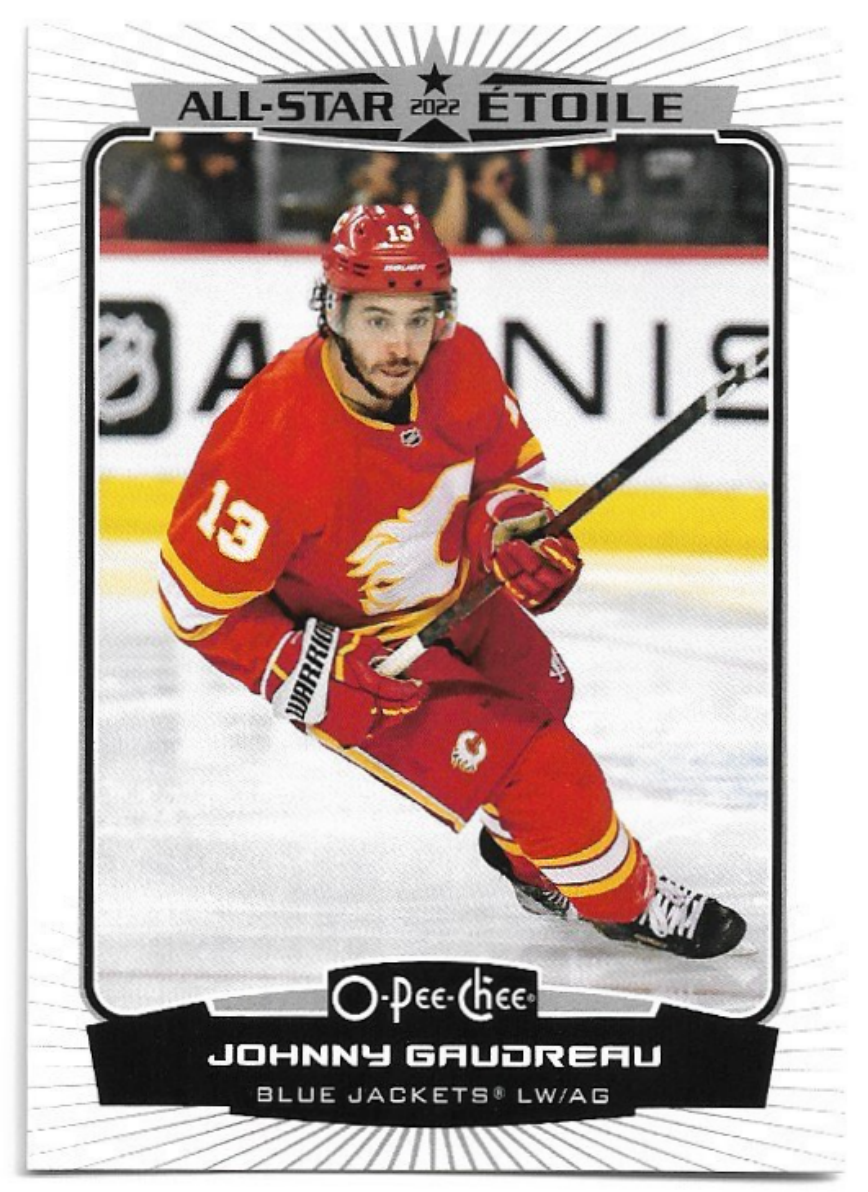 All-Star JOHNNY GAUDREAU 22-23 UD O-Pee-Chee OPC