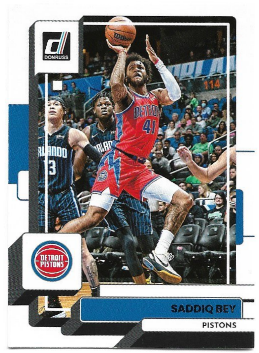 SADDIQ BEY 22-23 Panini Donruss Basketball