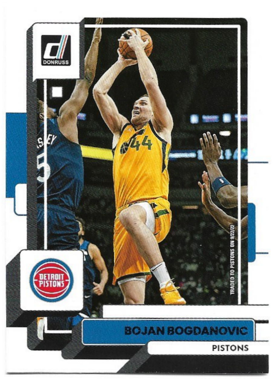 BOJAN BOGDANOVIC 22-23 Panini Donruss Basketball