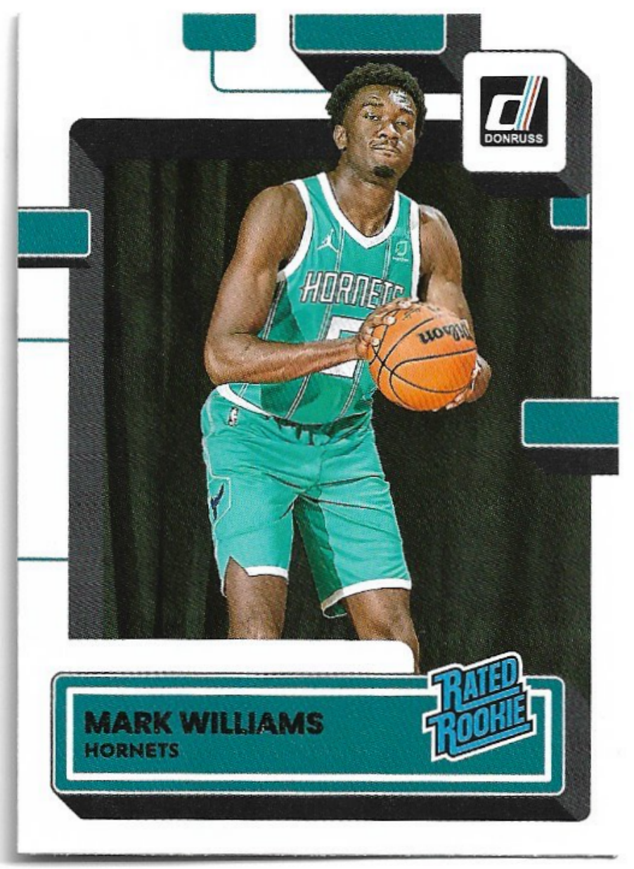 Rated Rookie MARK WILLIAMS 22-23 Panini Donruss Basketball