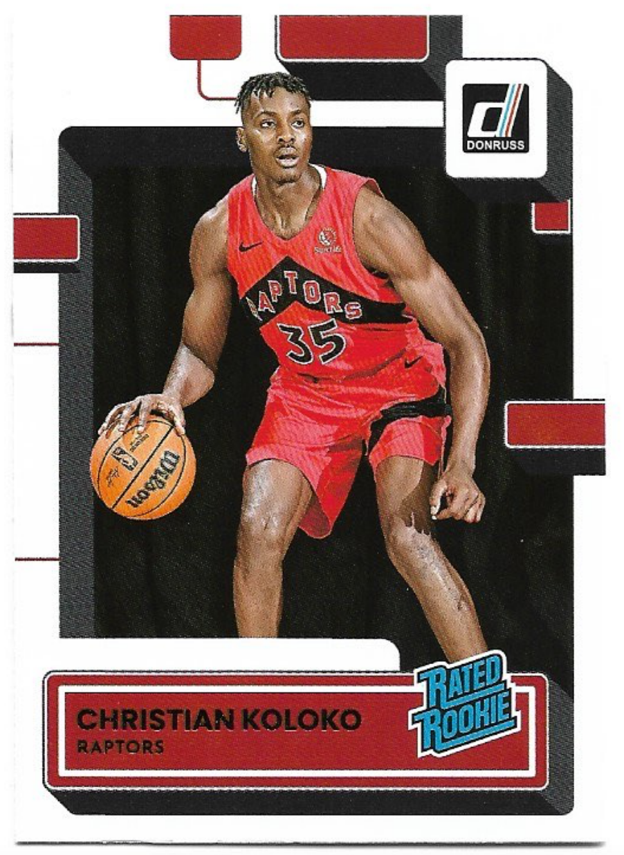Rated Rookie CHRISTIAN KOLOKO 22-23 Panini Donruss Basketball