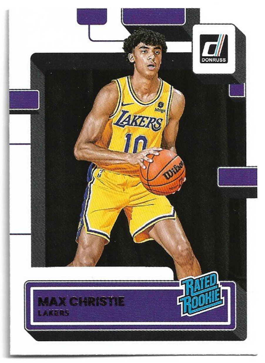 Rated Rookie MAX CHRISTIE 22-23 Panini Donruss Basketball