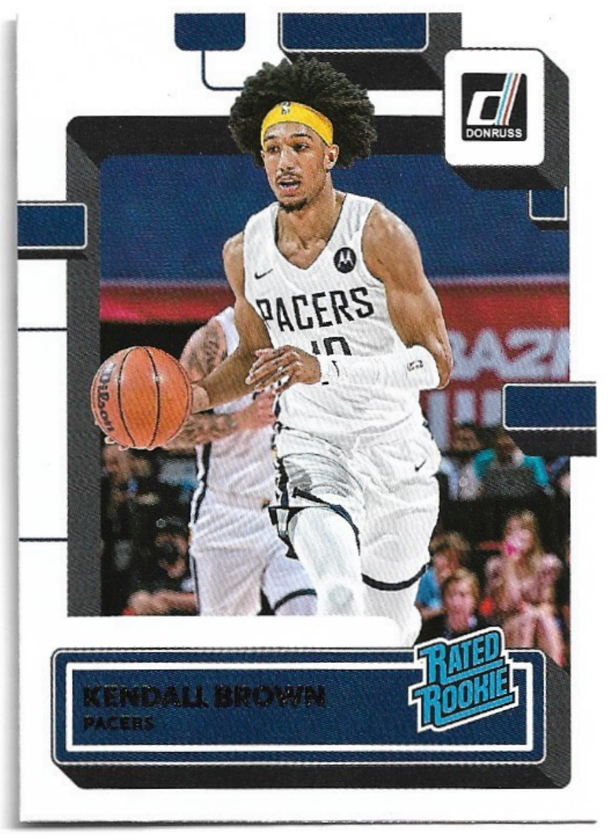 Rated Rookie KENDALL BROWN 22-23 Panini Donruss Basketball
