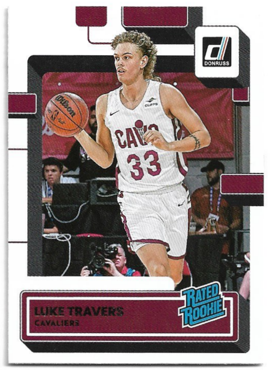 Rated Rookie LUKE TRAVERS 22-23 Panini Donruss Basketball