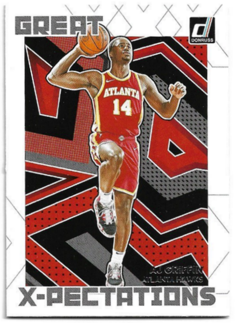 Rookie Great X-Pectations AJ GRIFFIN 22-23 Panini Donruss Basketball