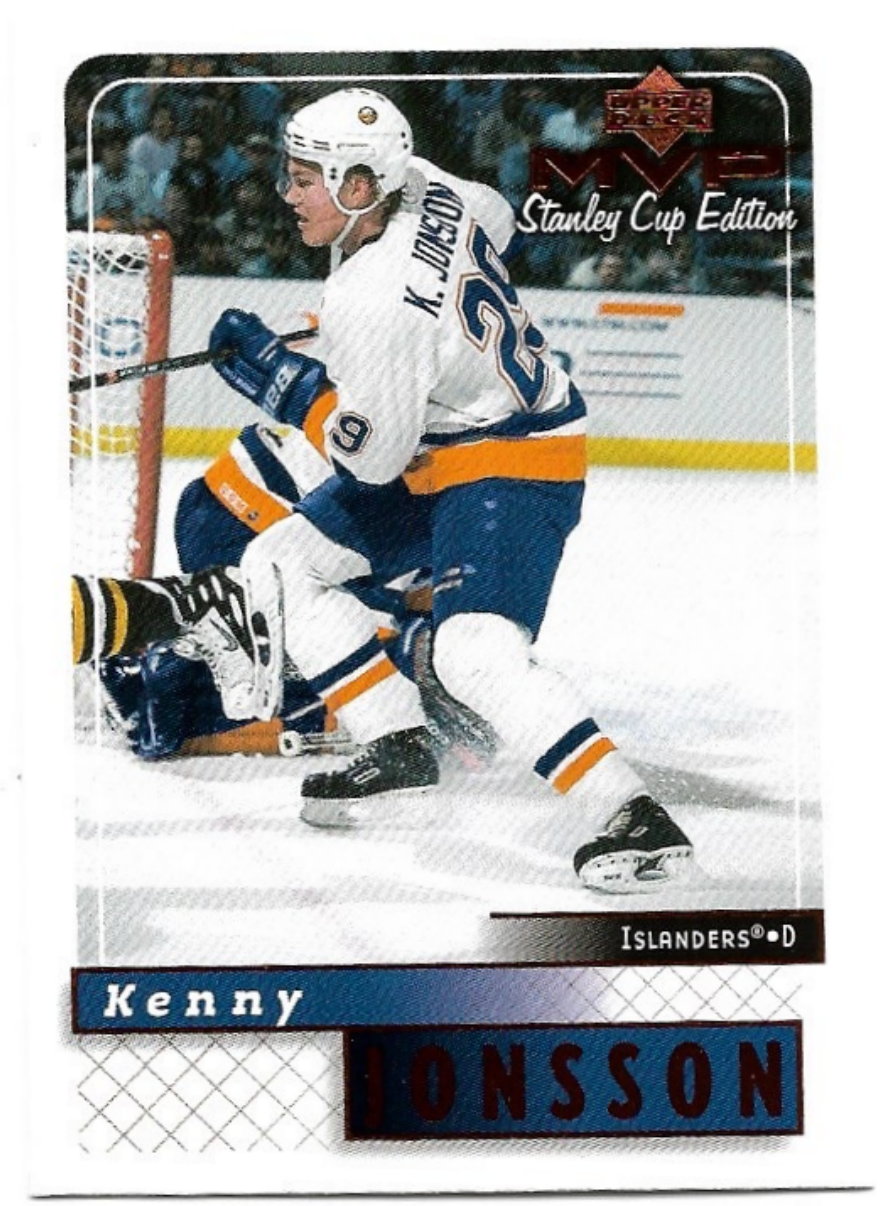 KENNY JONSSON 99-00 UD MVP Stanley Cup Edition