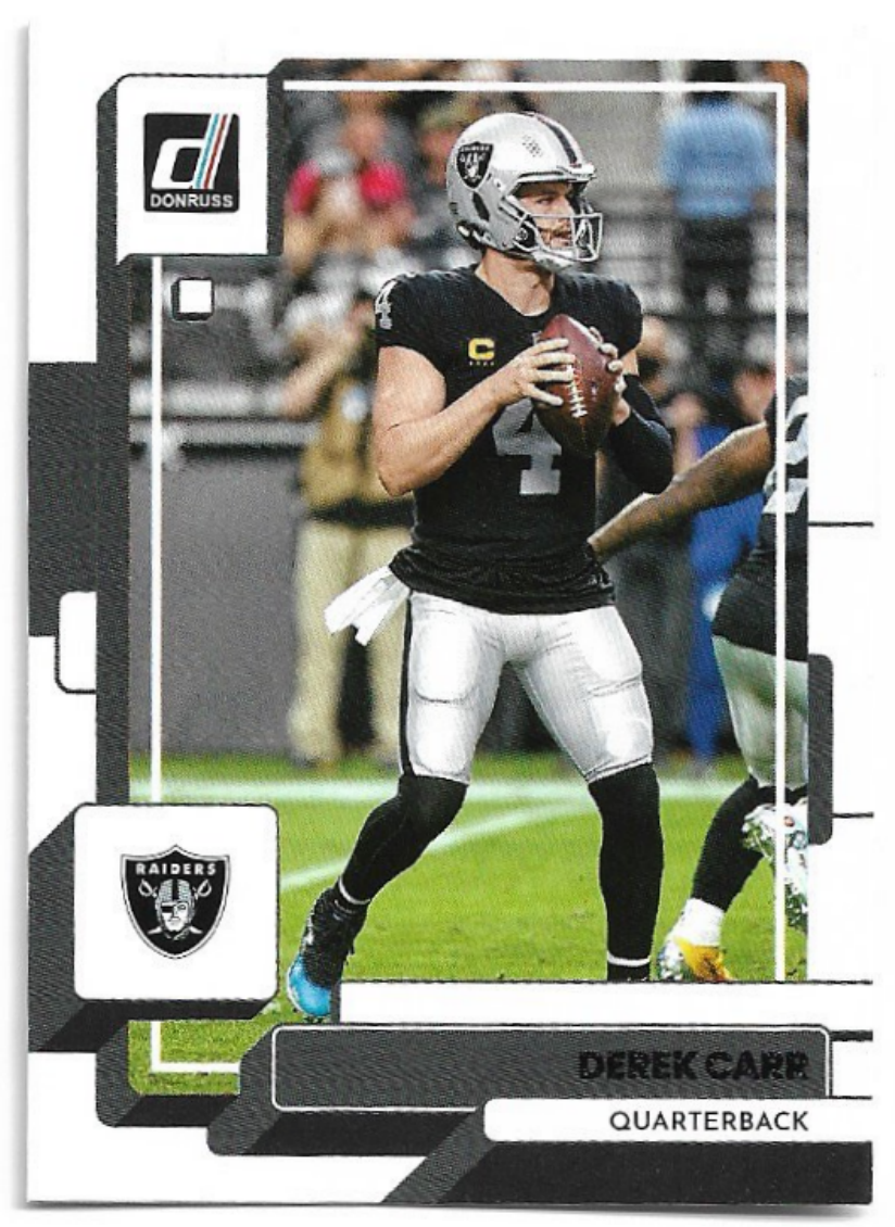 DEREK CARR 2022 Panini Donruss Football
