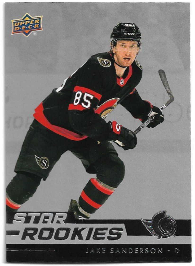 Rookie JAKE SANDERSON 22-23 UD Star Rookies Box Set