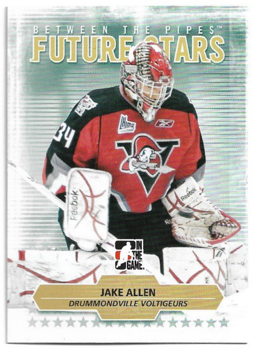 JAKE ALLEN 09-10 In the Game Between the Pipes