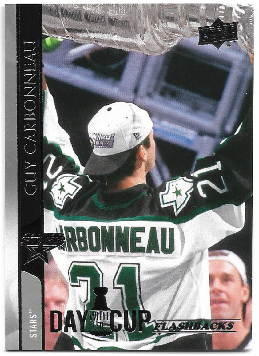 Day with The Cup Flashback GUY CARBONNEAU 20-21 UD Series 2