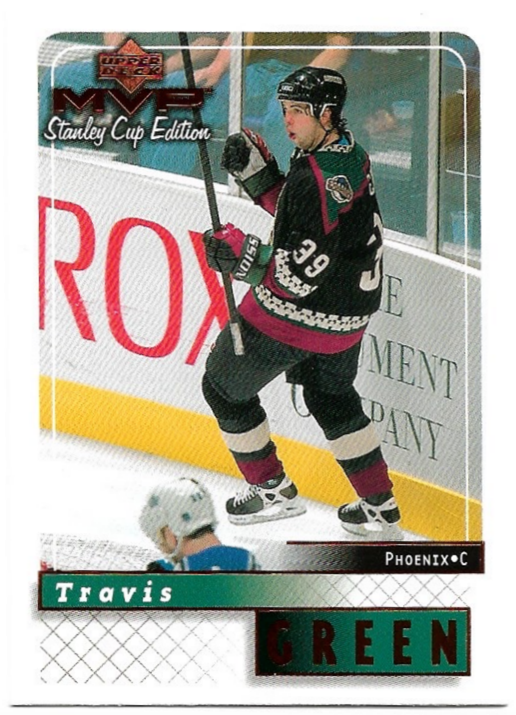 TRAVIS GREEN 99-00 UD MVP Stanley Cup Edition