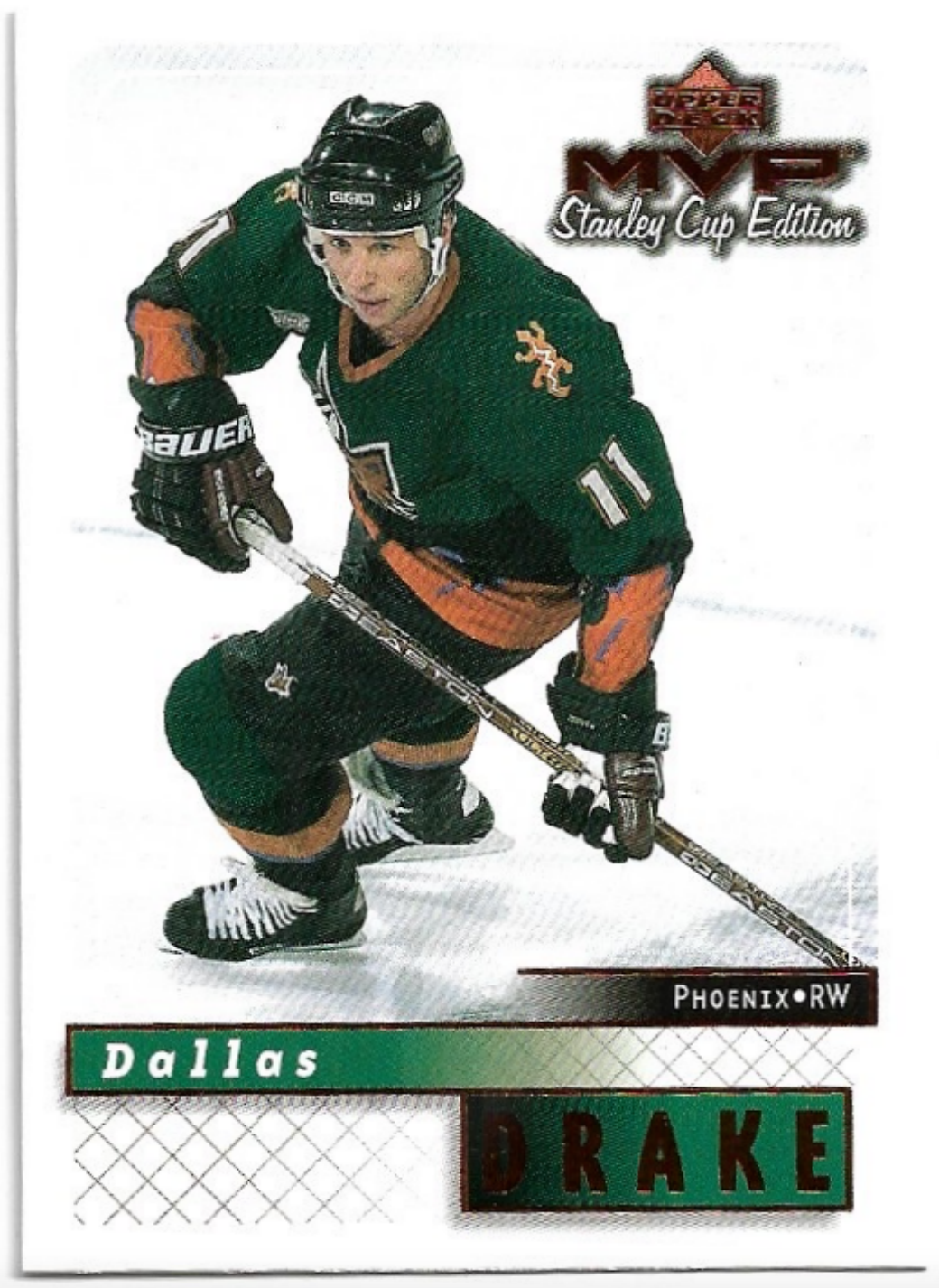 DALLAS DRAKE 99-00 UD MVP Stanley Cup Edition