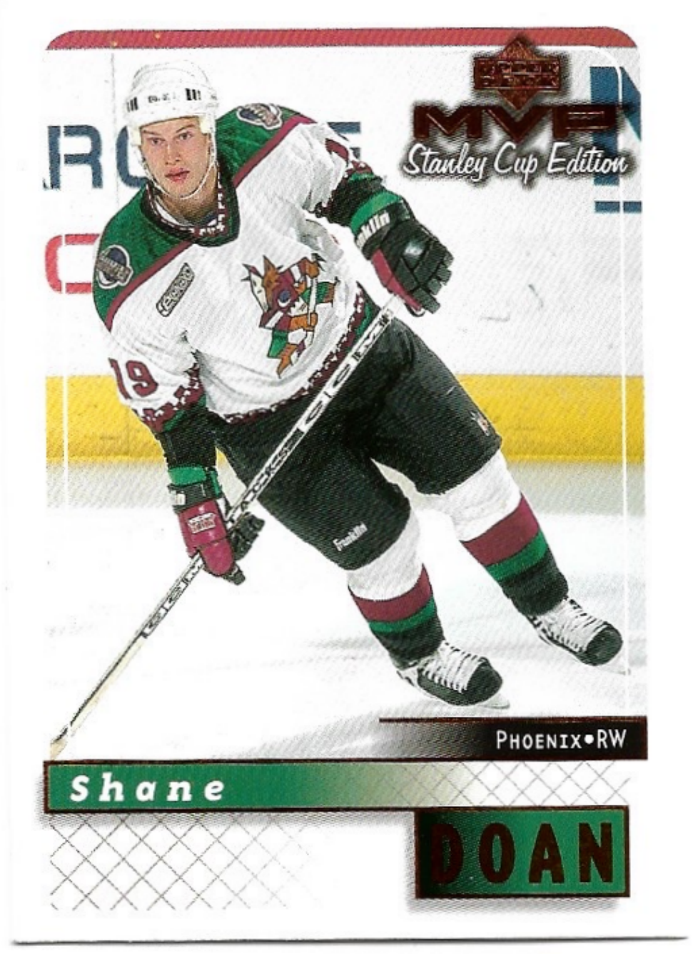 SHANE DOAN 99-00 UD MVP Stanley Cup Edition