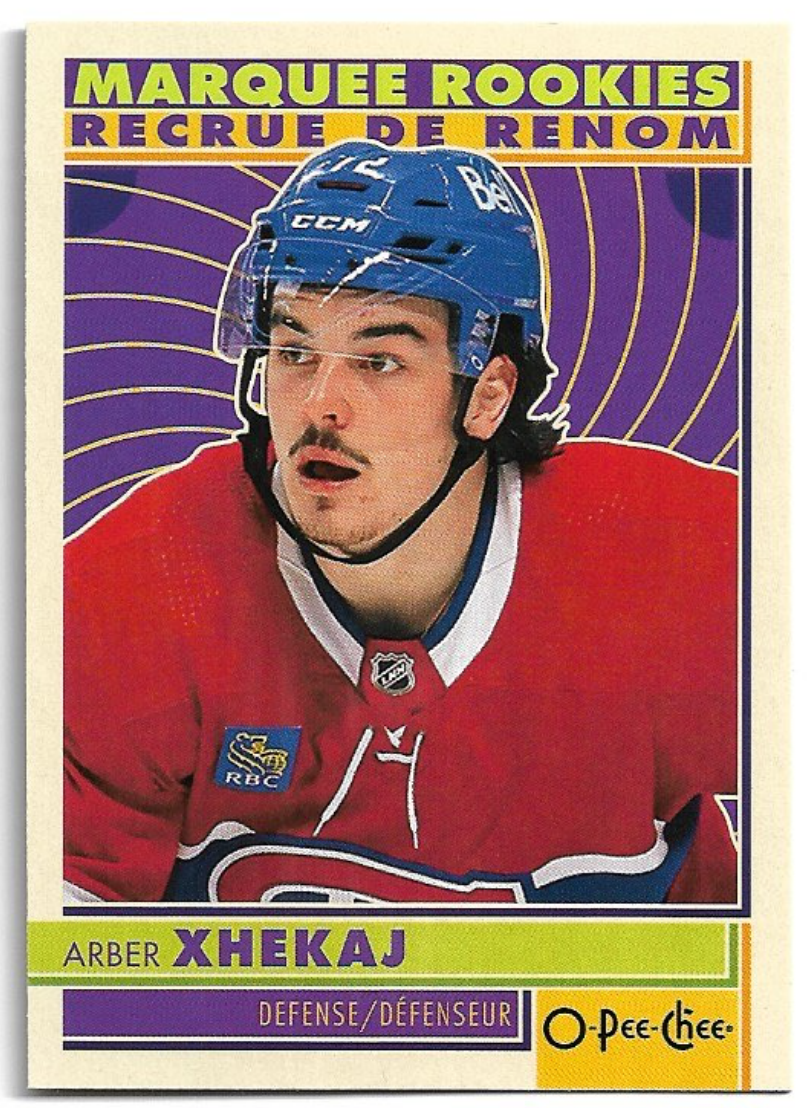 Retro Marquee Rookies ARBER XHEKAJ 22-23 UD O-Pee-Chee OPC