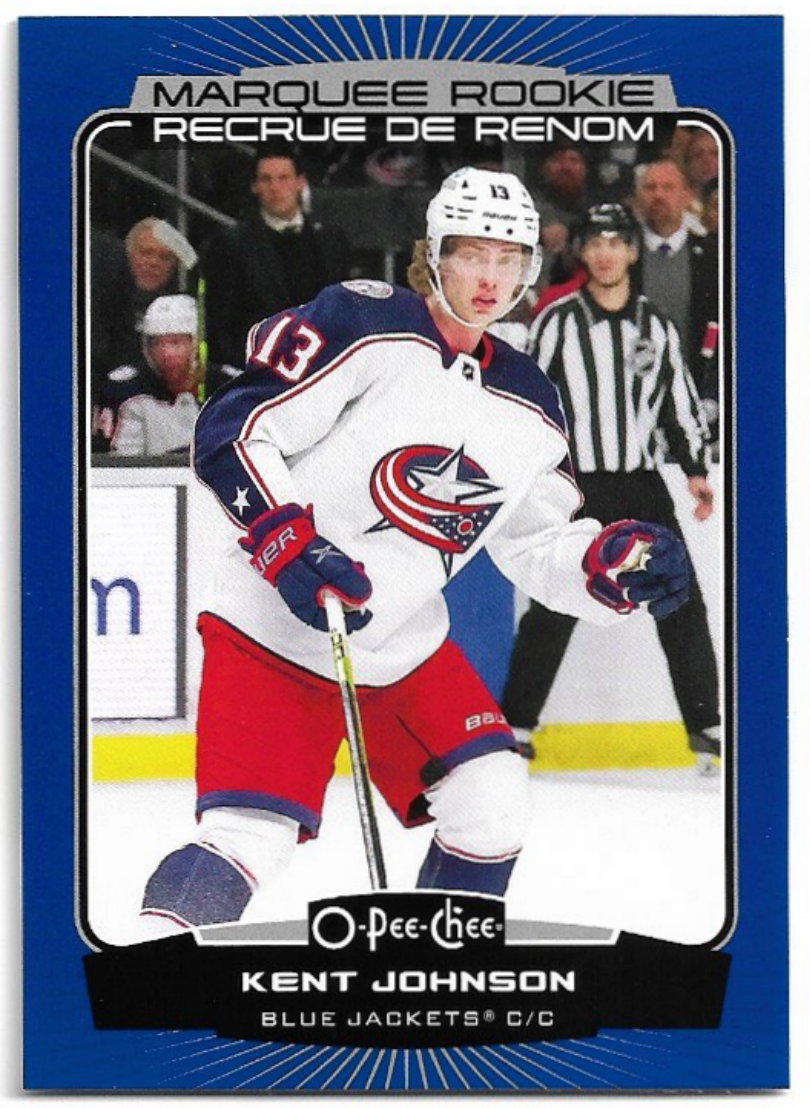 Blue Border Marquee Rookie KENT JOHNSON 22-23 UD O-Pee-Chee OPC