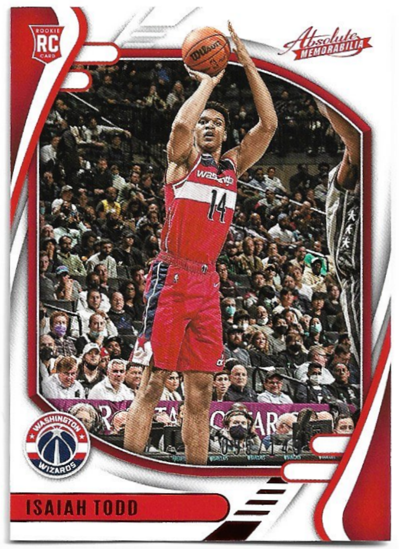 Rookie Red Absolute ISAIAH TODD 21-22 Panini Chronicles Basketball /149