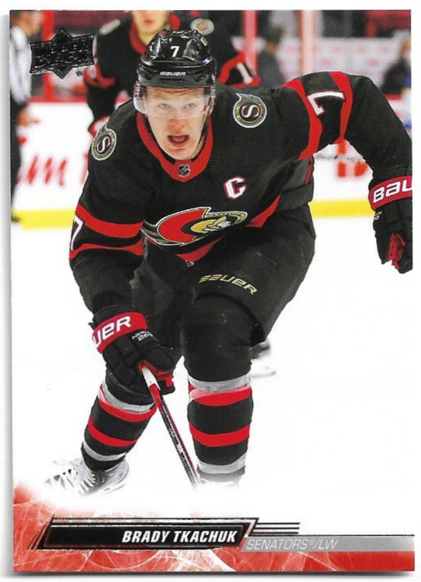 BRADY TKACHUK 22-23 UD Series 2