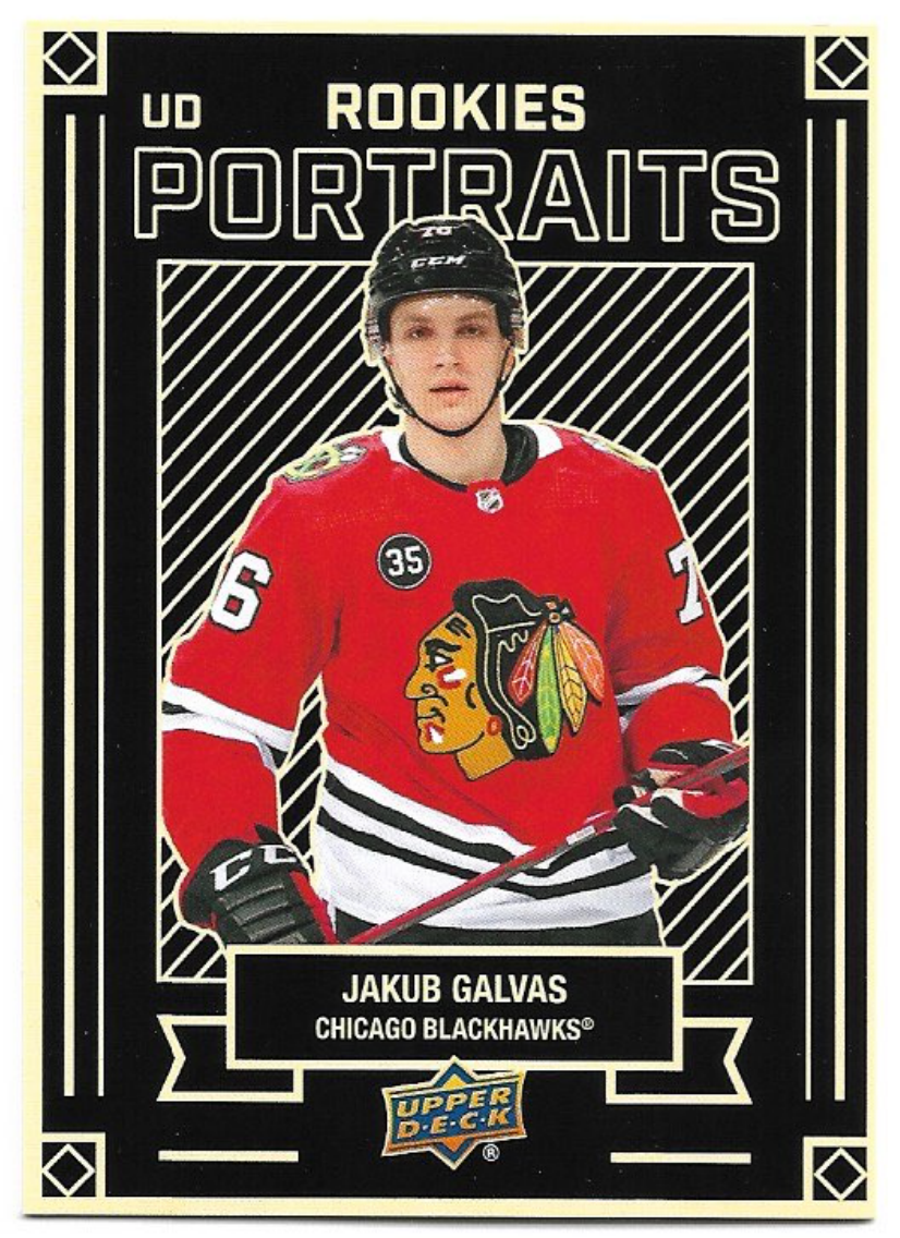 Rookie UD Portraits JAKUB GALVAS 22-23 UD Series 2