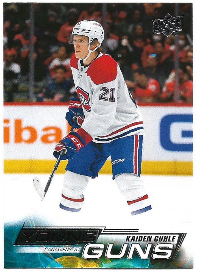 Rookie Young Guns KAIDEN GUHLE 22-23 UD Series 2