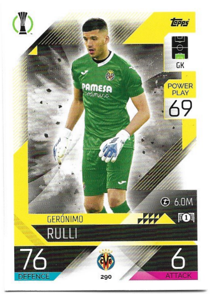 GERONIMO RULLI 22-23 Match Attax UCL