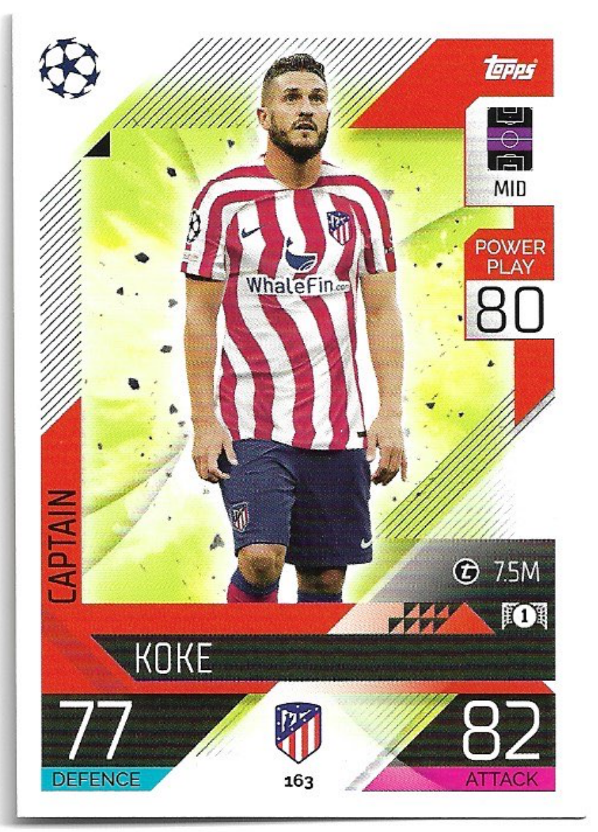 Captain KOKE 22-23 Match Attax UCL