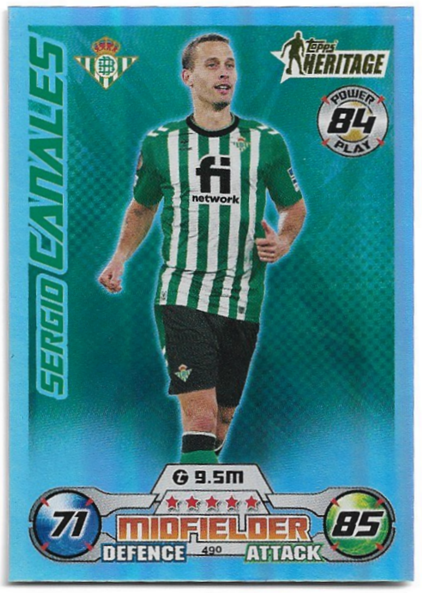 Heritage SERGIO CANVALES 22-23 Match Attax UCL
