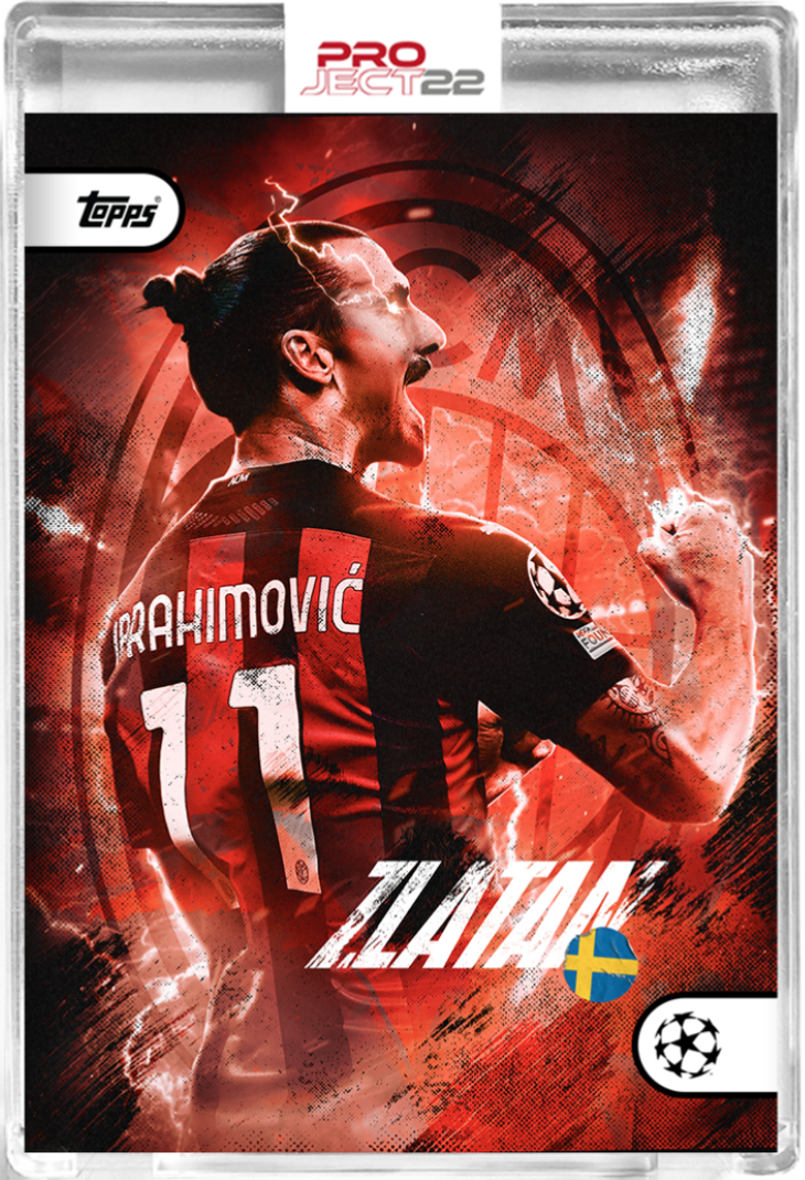 ZLATAN IBRAHIMOVIC 2023 Topps Project 22 by Che Heijnen /1870