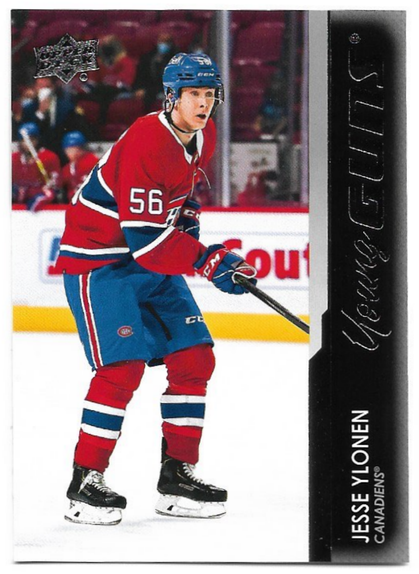 Rookie Young Guns JESSE YLONEN 21-22 UD Series 2