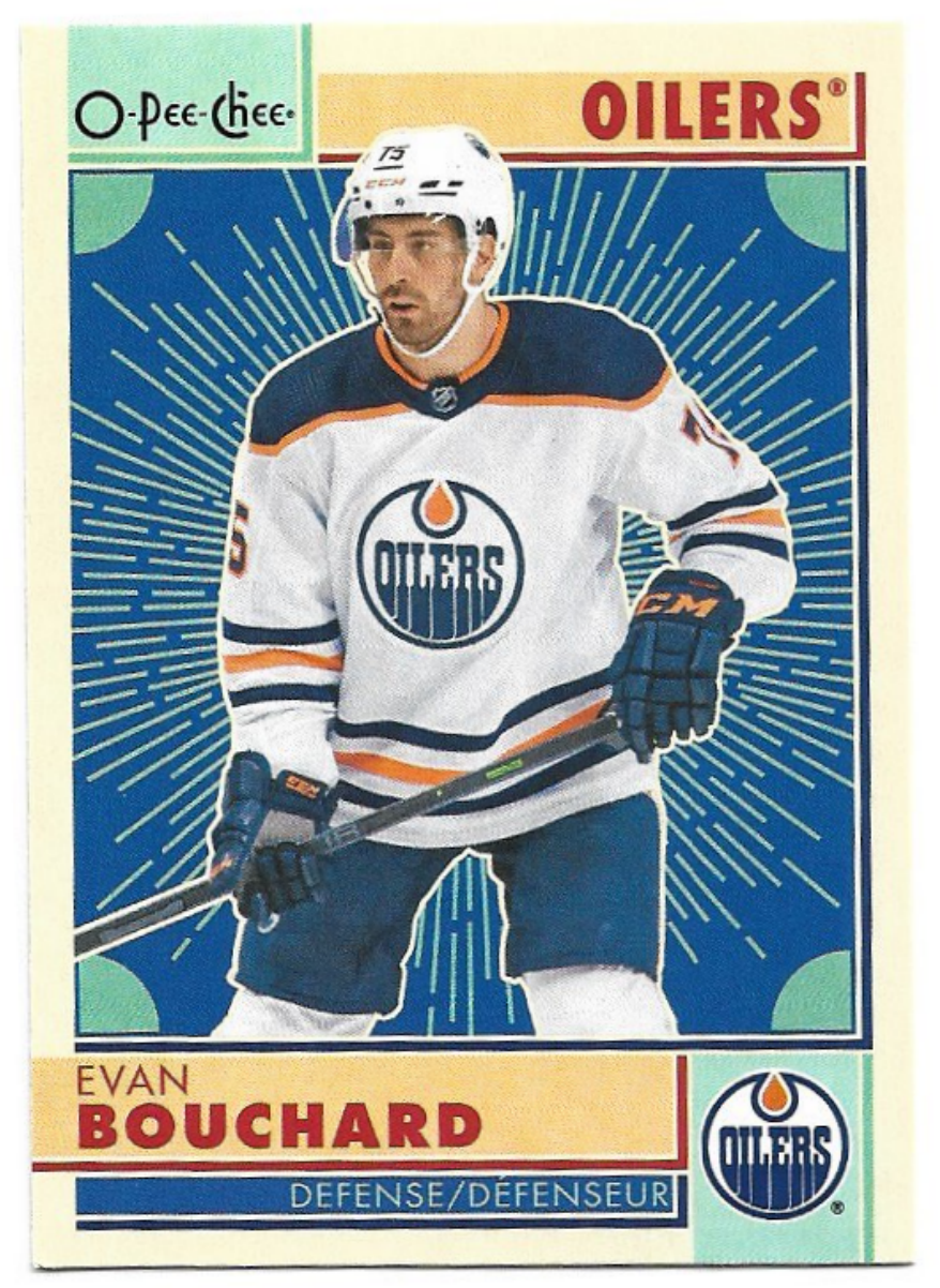 Retro EVAN BOUCHARD 22-23 UD O-Pee-Chee OPC