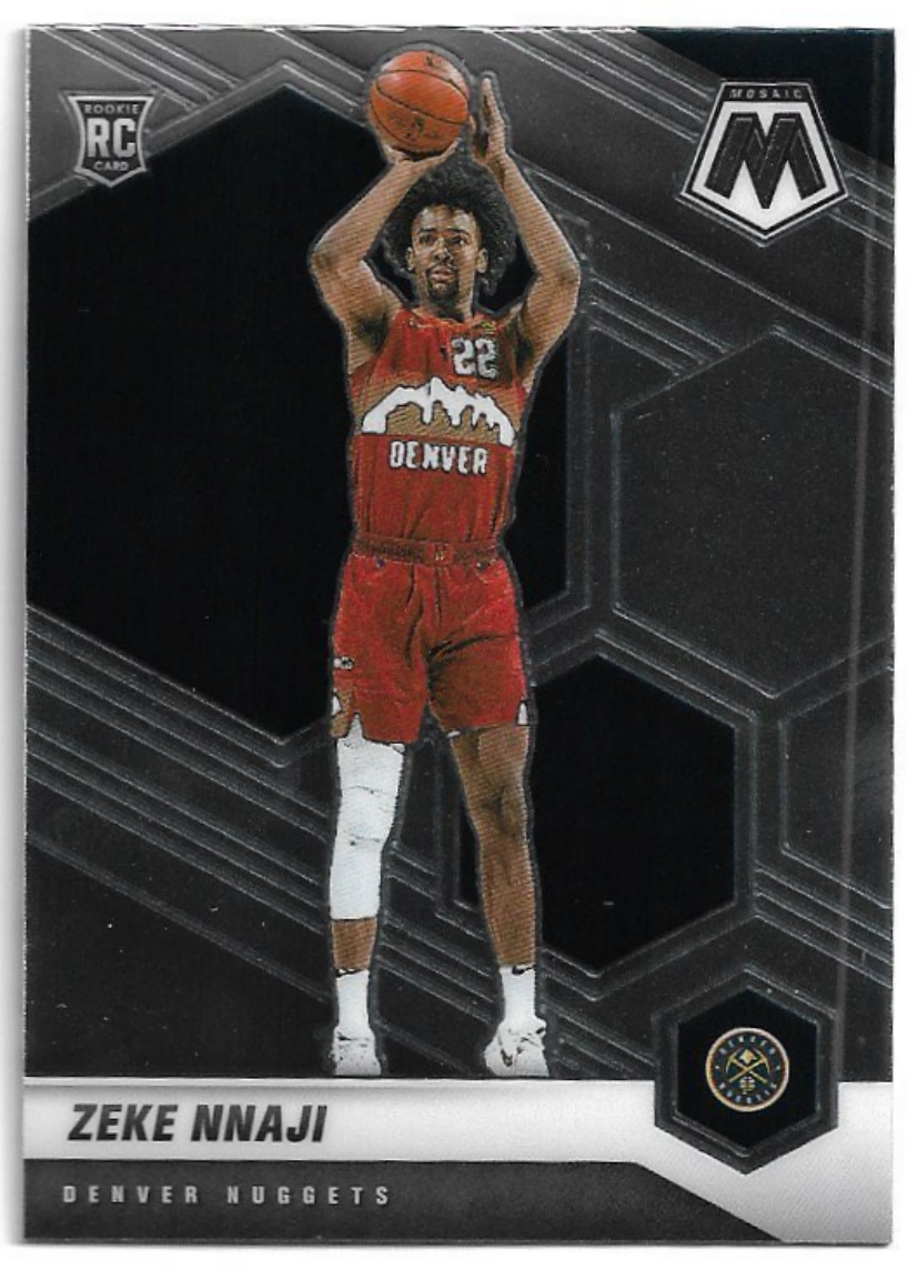 Rookie ZEKE NNAJI 20-21 Panini Mosaic Basketball