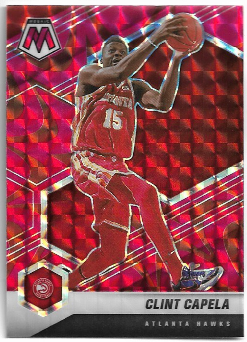 Red Prizm CLINT CAPELLA 20-21 Panini Mosaic Basketball