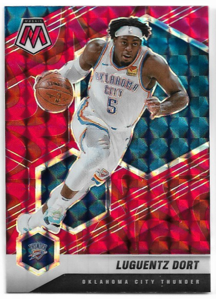 Red Prizm LUGUENTZ DORT 20-21 Panini Mosaic Basketball