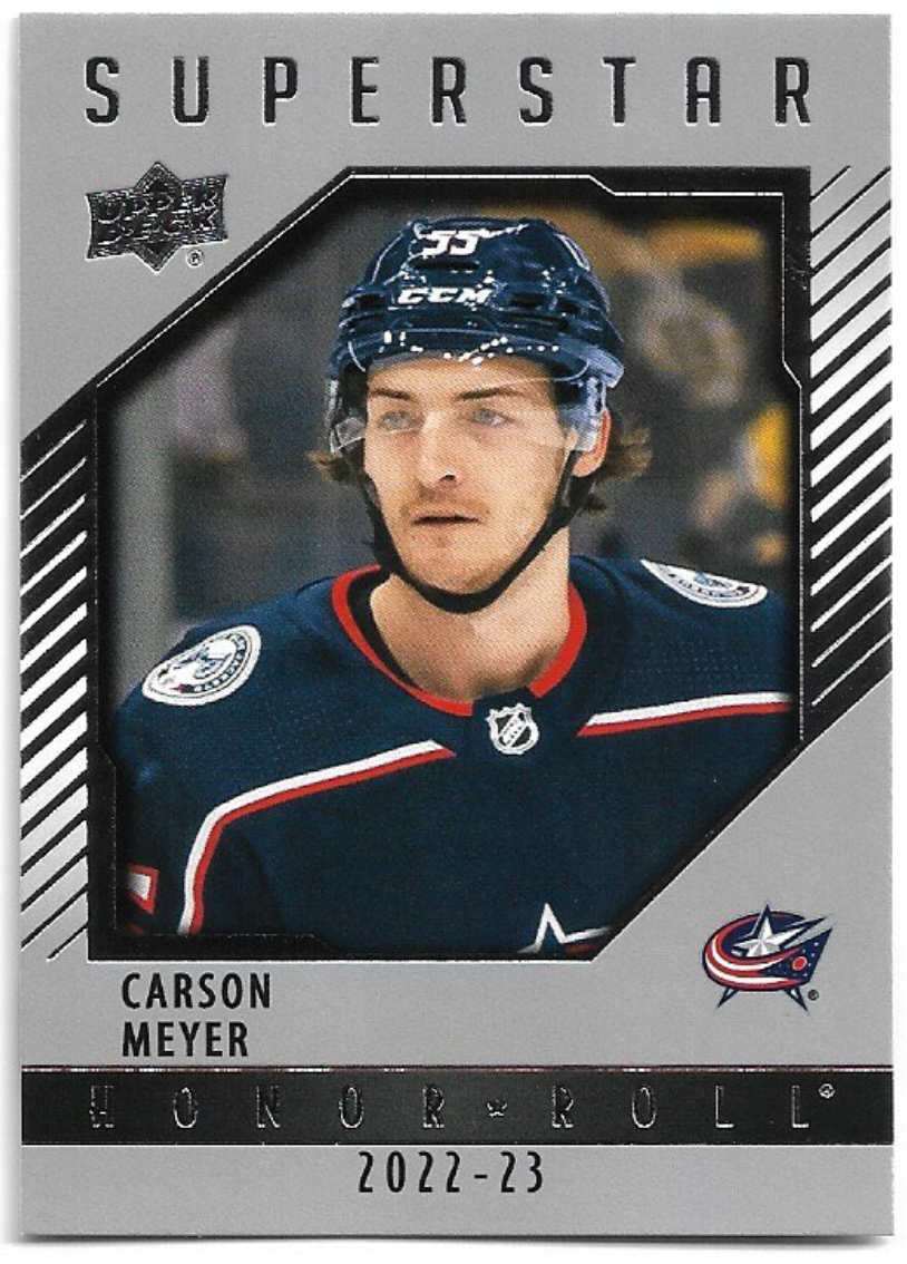 Rookie Honor Roll CARSON MEYER 22-23 UD Series 2