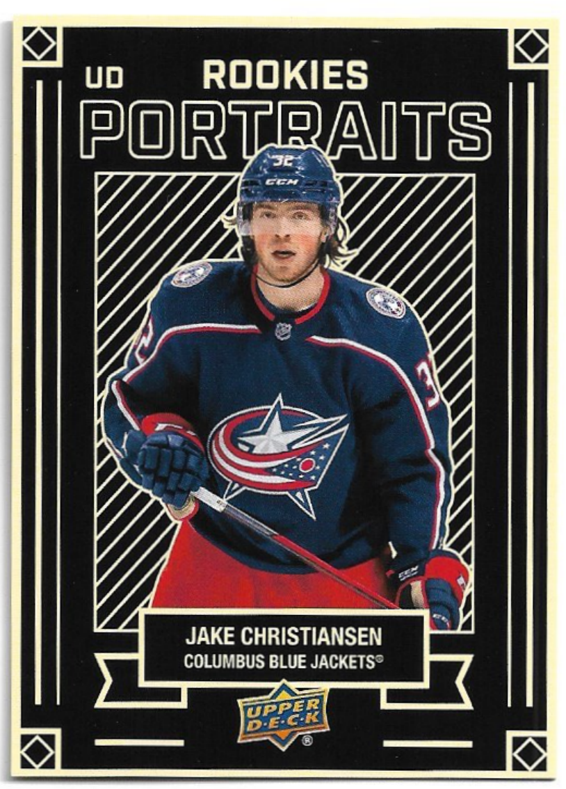 Rookie UD Portraits JAKE CHRISTIANSEN 22-23 UD Series 2