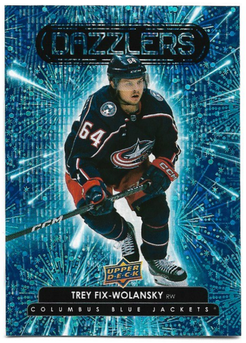 Rookie Dazzlers Blue TREY FIX-WOLANSKY 22-23 UD Series 2