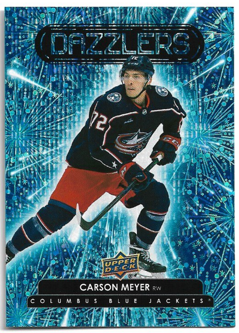 Rookie Dazzlers Blue CARSON MEYER 22-23 UD Series 2