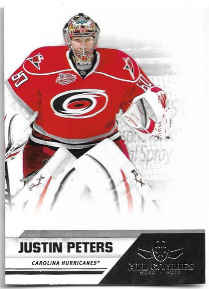JUSTIN PETERS 2011 Panini All Goalies