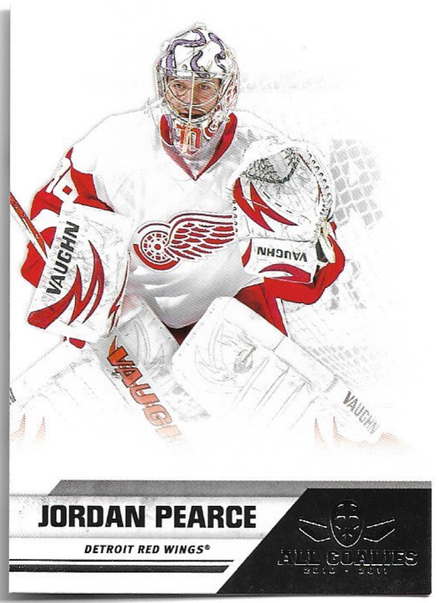 JORDAN PEARCE 2011 Panini All Goalies