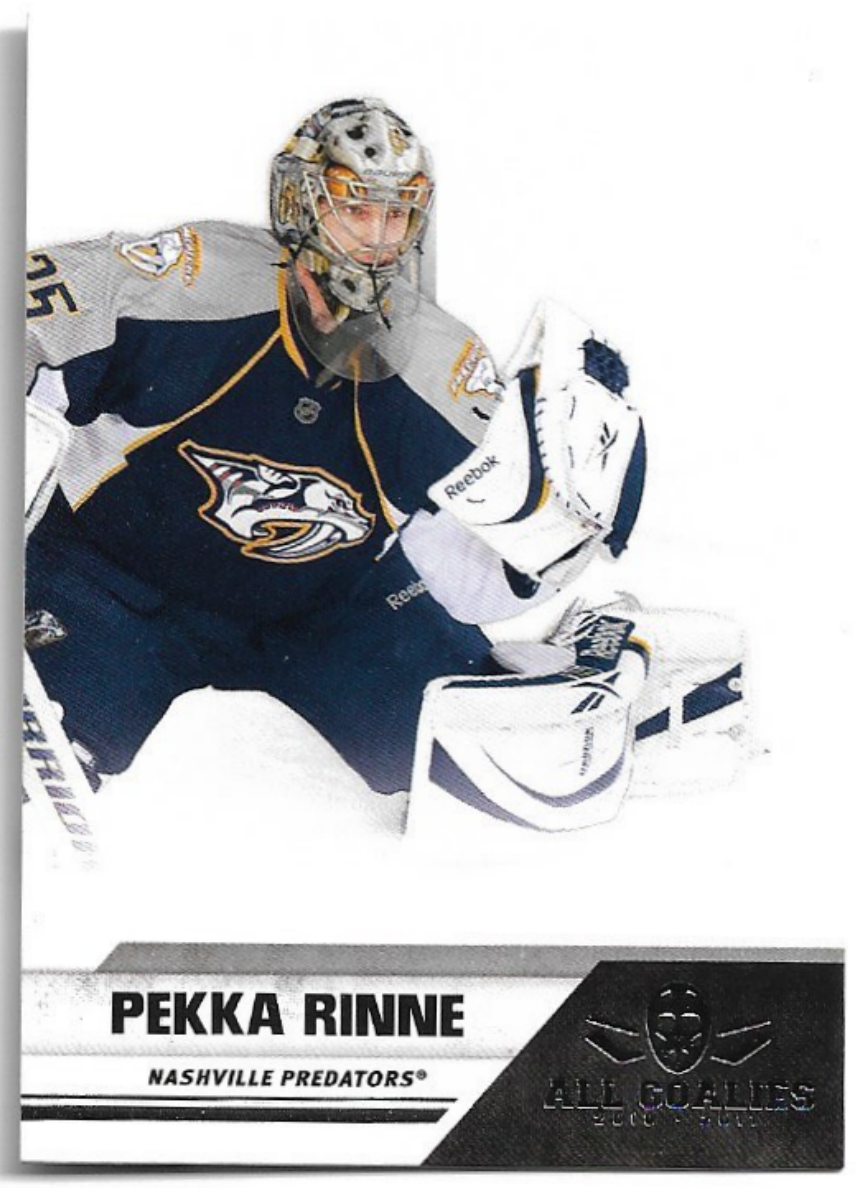 PEKKA RINNE 2011 Panini All Goalies