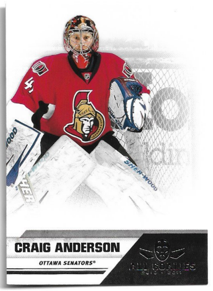 CRAIG ANDERSON 2011 Panini All Goalies