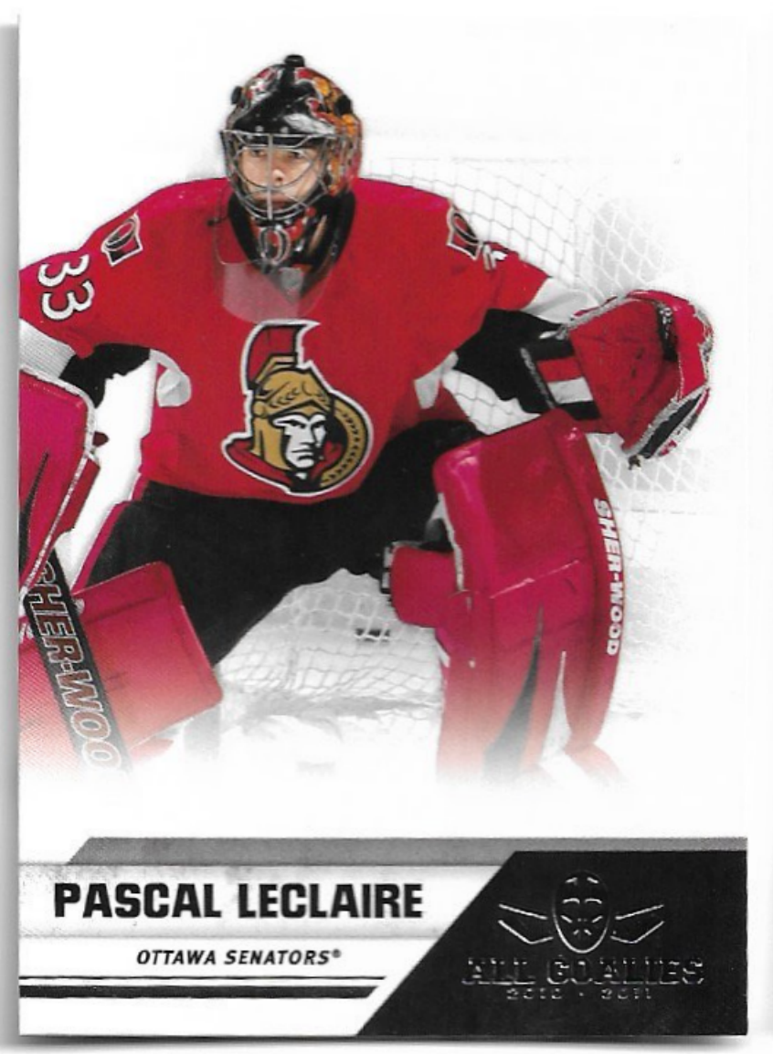 PASCAL LECLAIRE 2011 Panini All Goalies