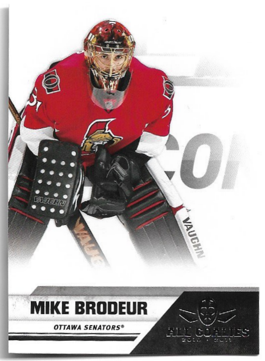 MIKE BRODEUR 2011 Panini All Goalies