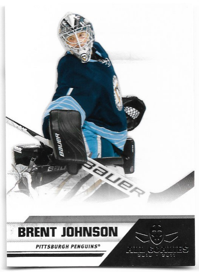 BRENT JOHNSON 2011 Panini All Goalies