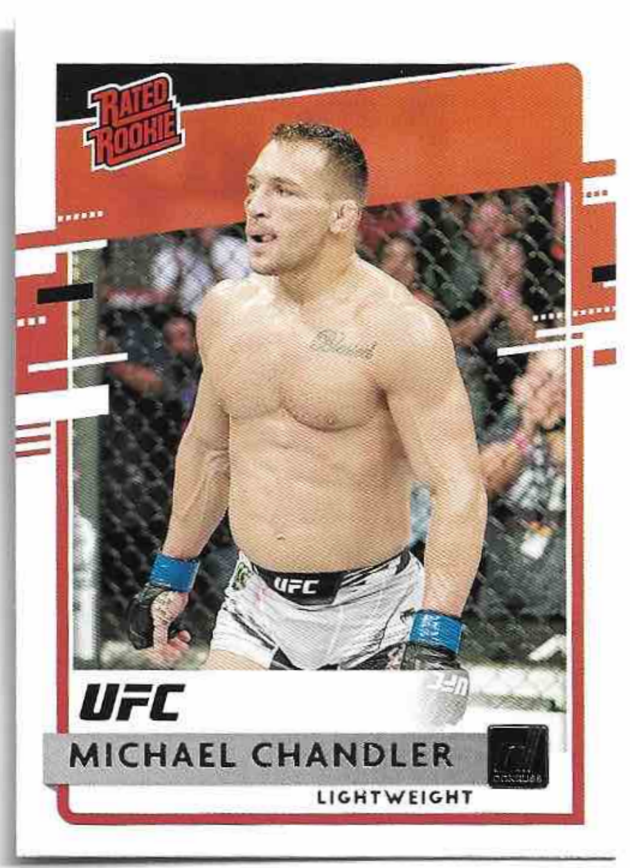 Rated Rookie MICHAEL CHANDLER 2021 Panini Chronicles UFC